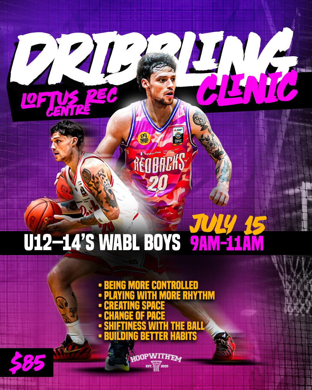 DRIBBLING CLINIC U12–14 WABL Boys