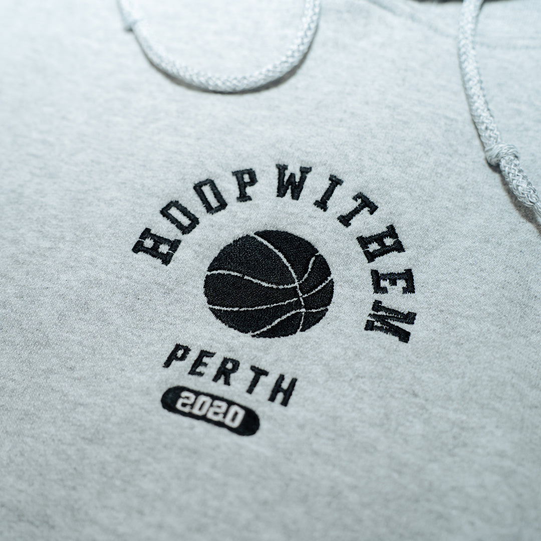 Embroidery, Perth City Hoodie (Grey)