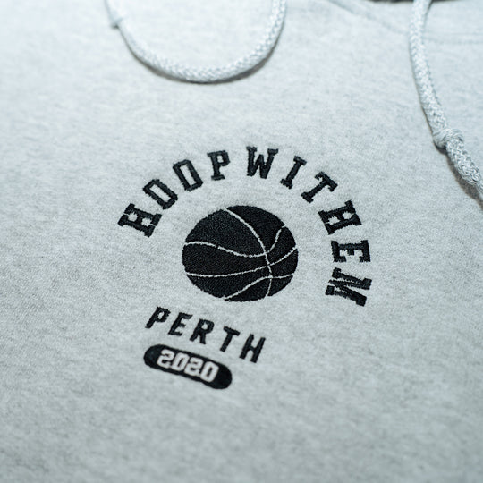 Embroidery, Perth City Hoodie (Grey)