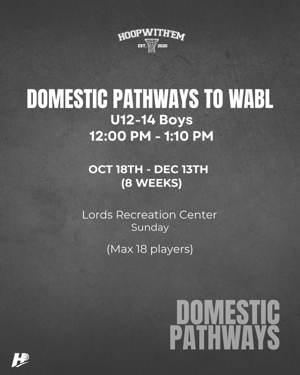 TERM 4: Domestic Pathways to WABL - U12-14 Boys