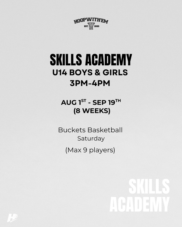 TERM 3: Skills Academy U14 BOYS & GIRLS 3-4PM